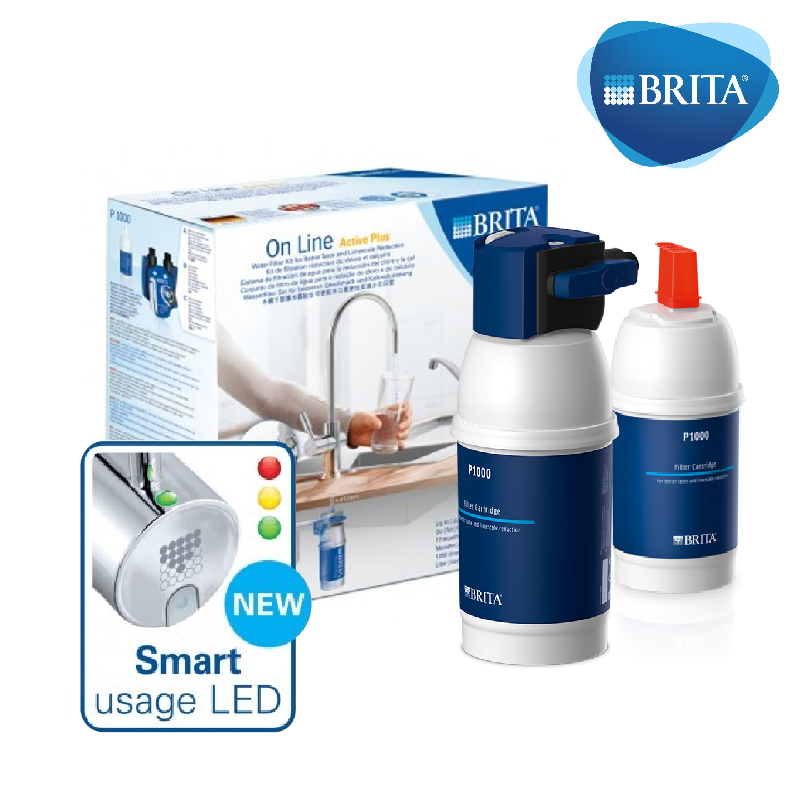 BRITA P1000 硬水軟化型淨水器 + P1000硬水軟化型濾芯